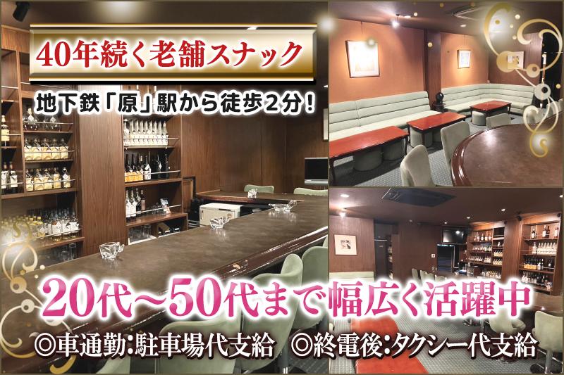 OPENから41年老舗スナックのキャスト募集