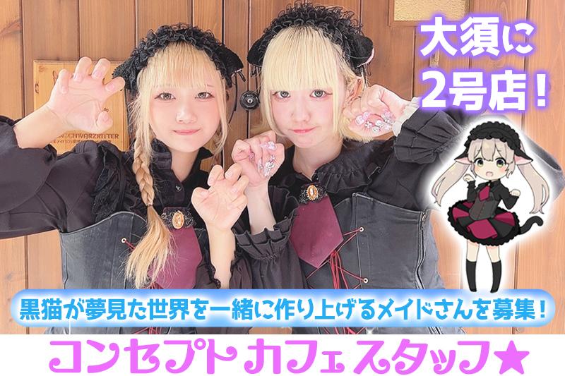 黒猫が夢見た世界を一緒に作り上げるメイドさんを募集します